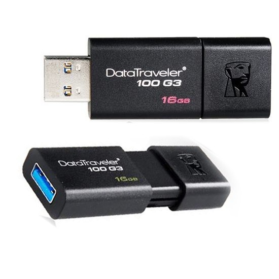 USB Kingston DT100G3 USB 3.0 16GB combo  2 USB - Chính Hãng - Dùng Cho Thợ Làm Phim | BigBuy360 - bigbuy360.vn