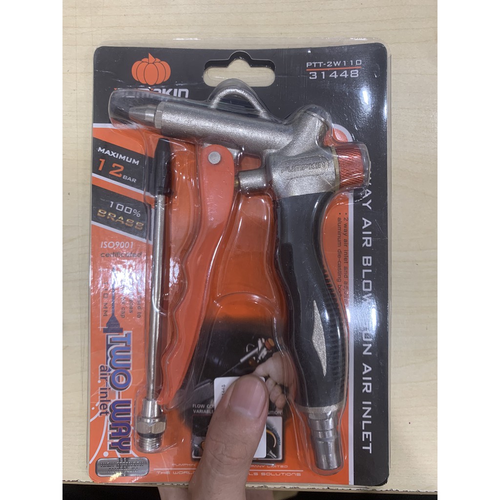 SÚNG XỊT GIÓ 2 ĐẦU CHỈNH GIÓ PUMPKIN - 31448