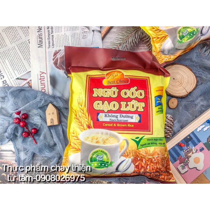 Bột Ngũ Cốc Gạo Lứt Không Đường Best Choice Tốt Cho Người Ăn Kiêng