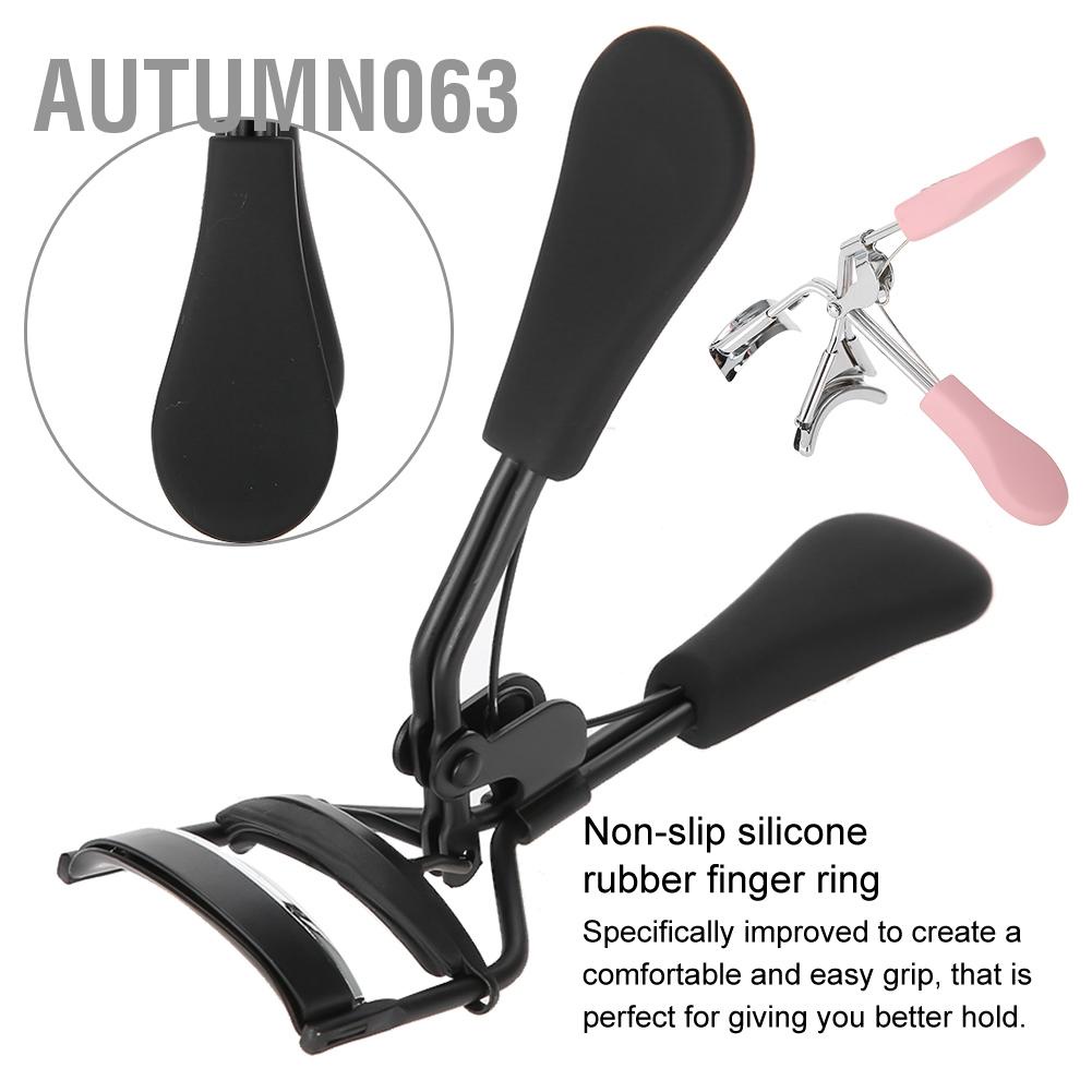Autumn063 Dụng cụ uốn mi bằng thép không gỉ chuyên nghiệp Miếng dán