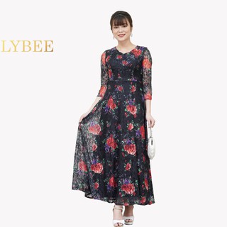 Váy trung niên LYBEE mã 536