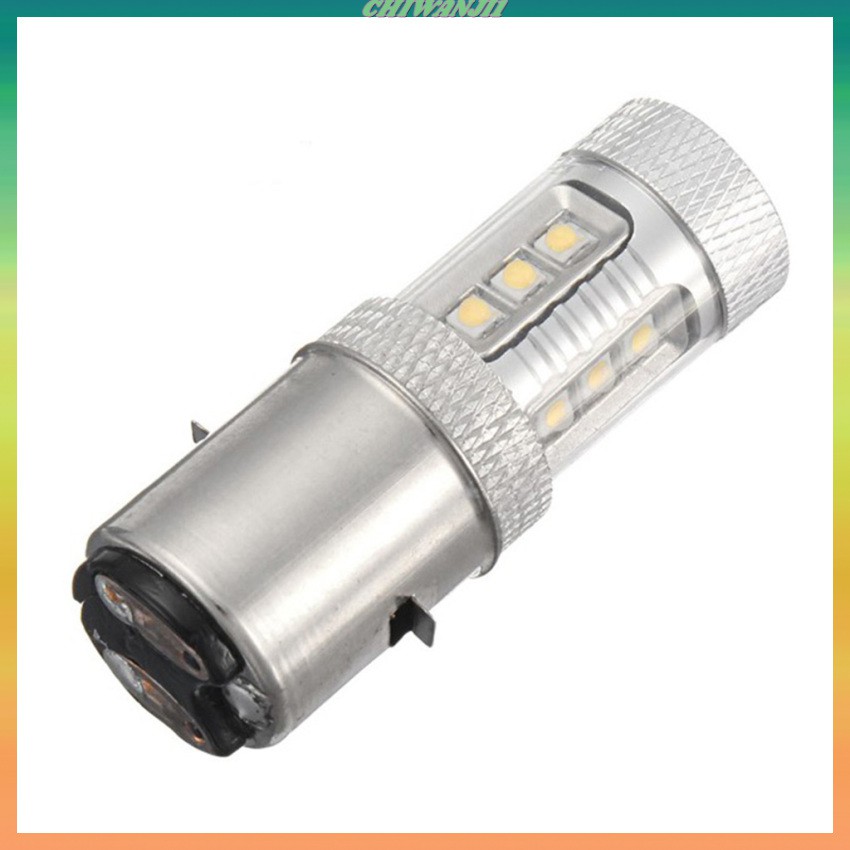 Đèn pha LED Ba20D H6 80w 12v thay thế cho xe tay ga/xe máy/xe địa hình/