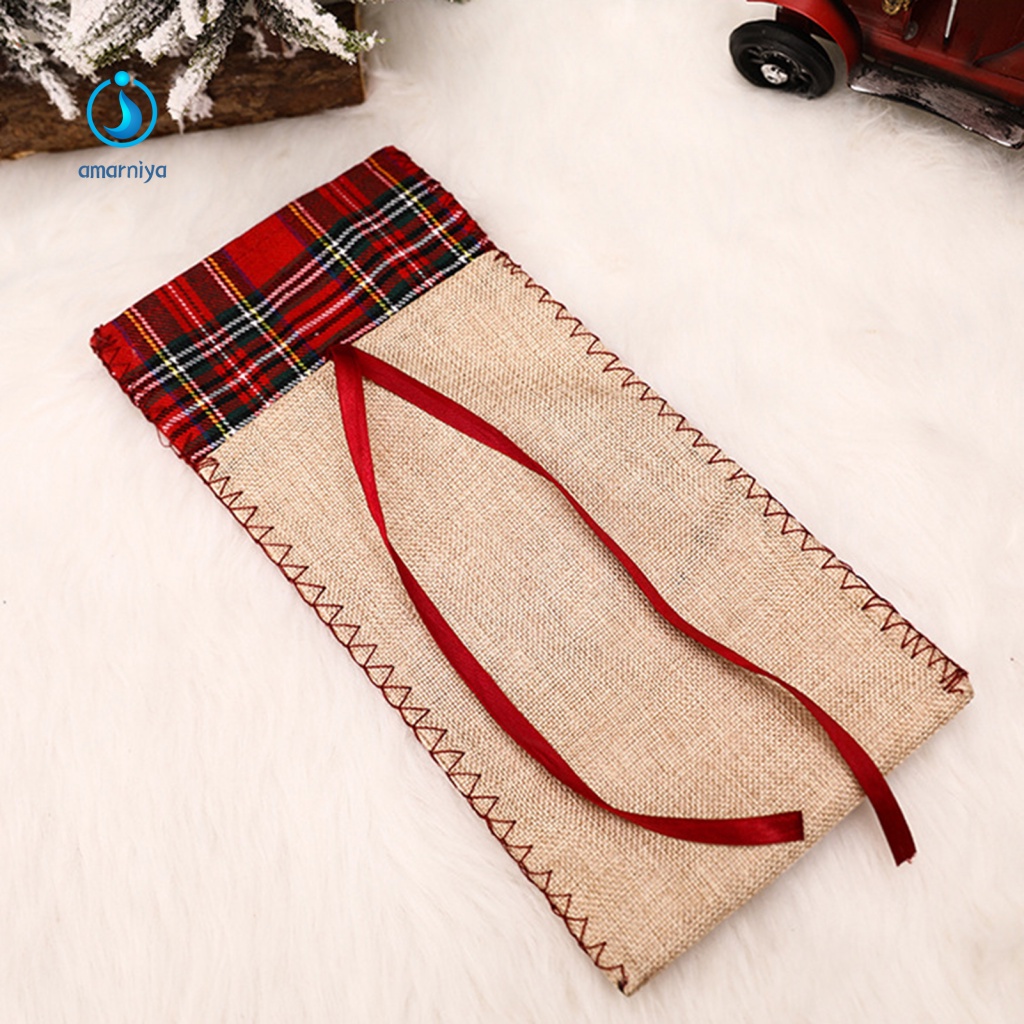 Vỏ Bọc Chai Rượu Rút Dây Trang Trí Giáng Sinh