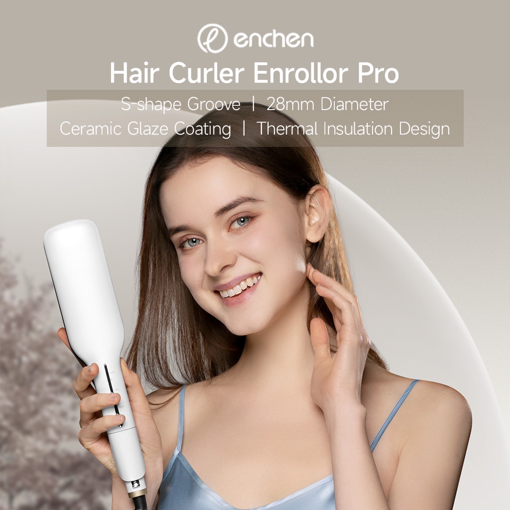 Xiaomi Youpin Máy Uốn Tóc Chuyên Nghiệp Đường Kính 28mm Cách Nhiệt Phủ Men Sứ Không Làm Tổn Thương Tóc
