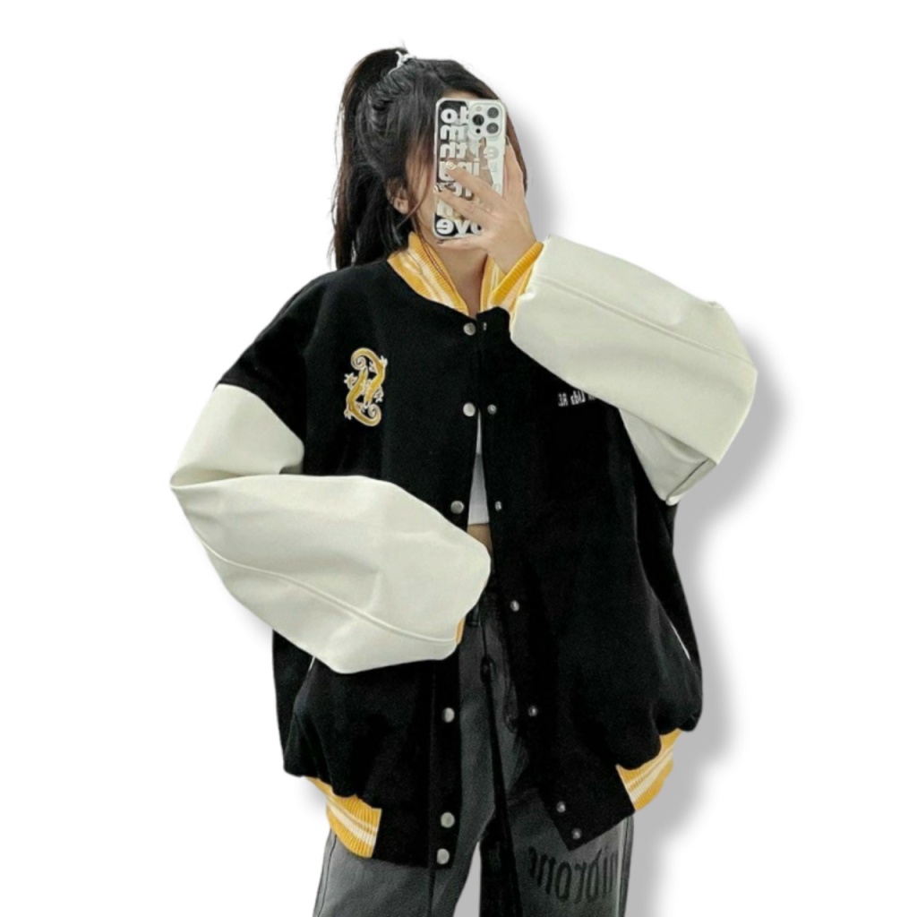 Áo Khoác Bomber Nữ Form Lửng In Chữ Cực Xinh Mẫu Mới Cực HOT  - ĐĂNG QUANG CLOTHER