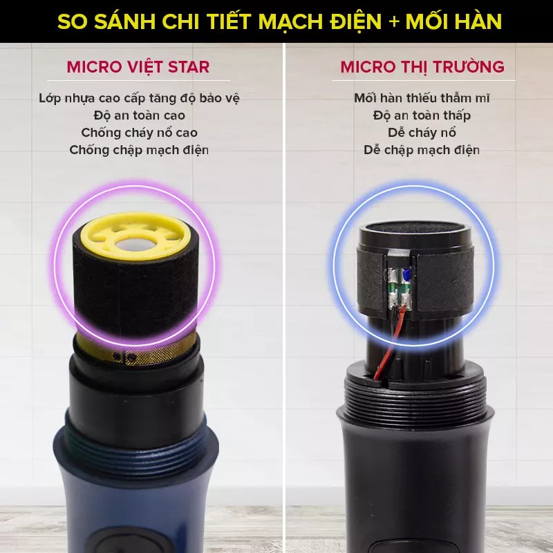 Micro Không Dây Hát Karaoke MV08 Chính Hãng - Đổi trả 7 ngày - Bảo hành 12 tháng