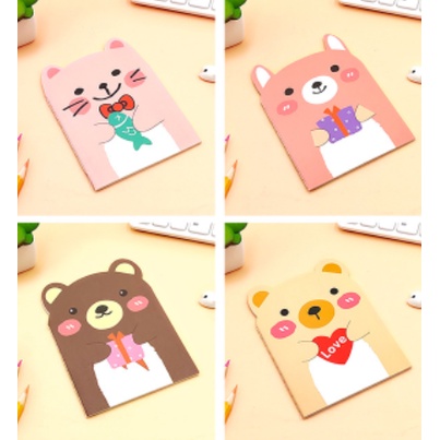 N15 Sổ note hình động vật dễ thương chó