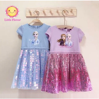 Váy Elsa đính kim sa lấp lánh
