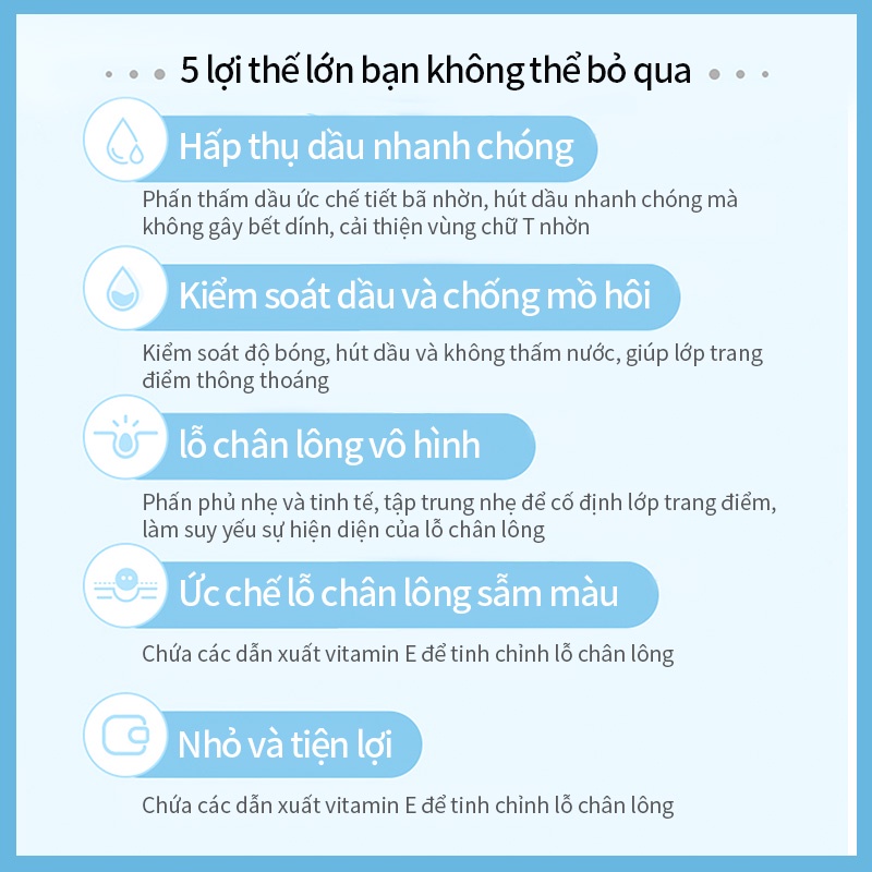 Phấn phủ ZA Groovy Smoovy thấm dầu che phủ lỗ chân lông trang điểm tự nhiên 5g