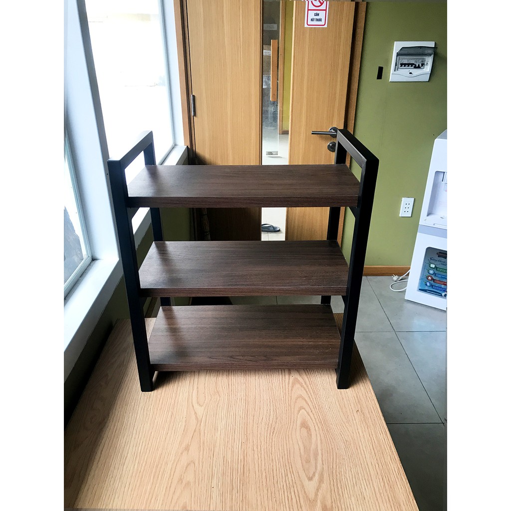 KỆ MINI ĐỂ BÀN, KỆ SÁCH ĐỂ BÀN ( KẾT HỢP SẮT VÀ GỖ AN CƯỜNG ) | BigBuy360 - bigbuy360.vn