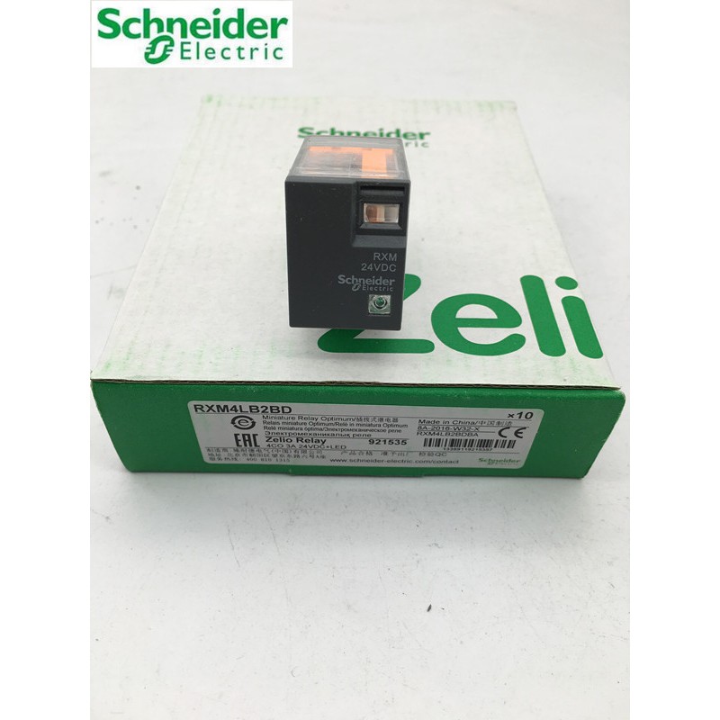 Rơ le Relay trung gian Schneider 24V RXM4LB2BD (14 chân), RXM2LB2BD (8 chân)