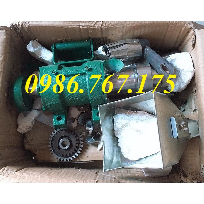 Đầu máy nổ bỏng ngô, bỏng gạo loại 7 béc tặng 2 bộ ruột và dao cắt bỏng tự động