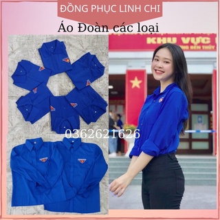 Áo đoàn thanh niên việt nam, sơ mi đoàn, áo thun logo thêu