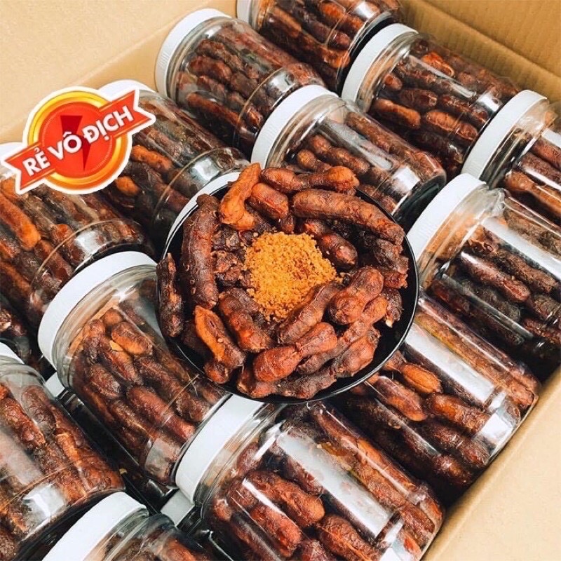 Me lào muối tôm tặng kèm muối tôm