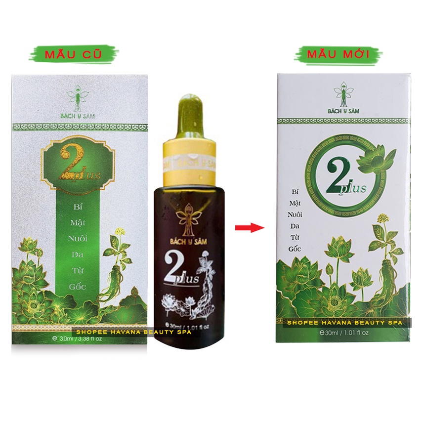 Bách Y Sâm 02 30ml Plus - Bạch Linh 02 (Mẫu Mới Nhất Date 9/2021 - 9/2024) FREESHIP