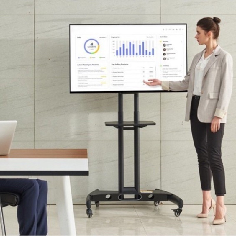 Giá Treo Tivi Di Động  NB - AVA1500 - Model 2023 - phù hợp tivi 32-75 inch