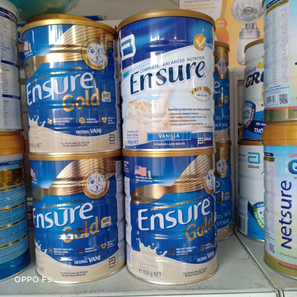 Sữa Ensure Gold vị Vani 850G - QUANG CỐM