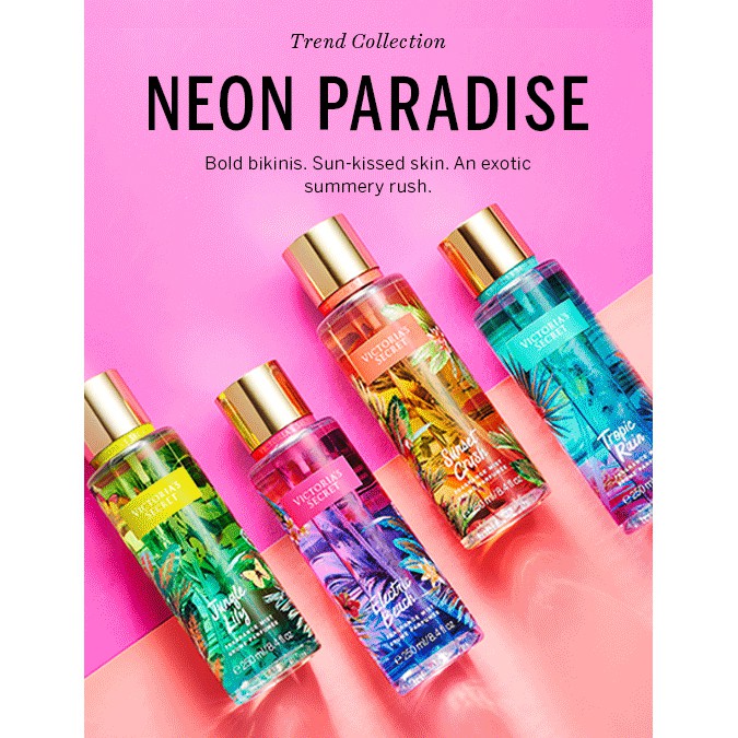 .....: Xịt Thơm Body Mist Victoria’s Secret - NEON PARADISE (30ml-50ml-100ml) ...: