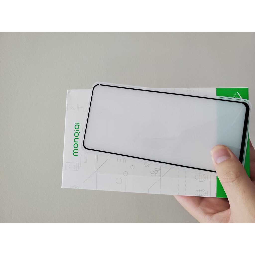 Cường lực Monqiqi Redmi K40 / K40 Pro / K50 Gaming / K50 / K40 Gaming / Poco F3 Full màn bóng mượt viền mỏng hạn chế vân