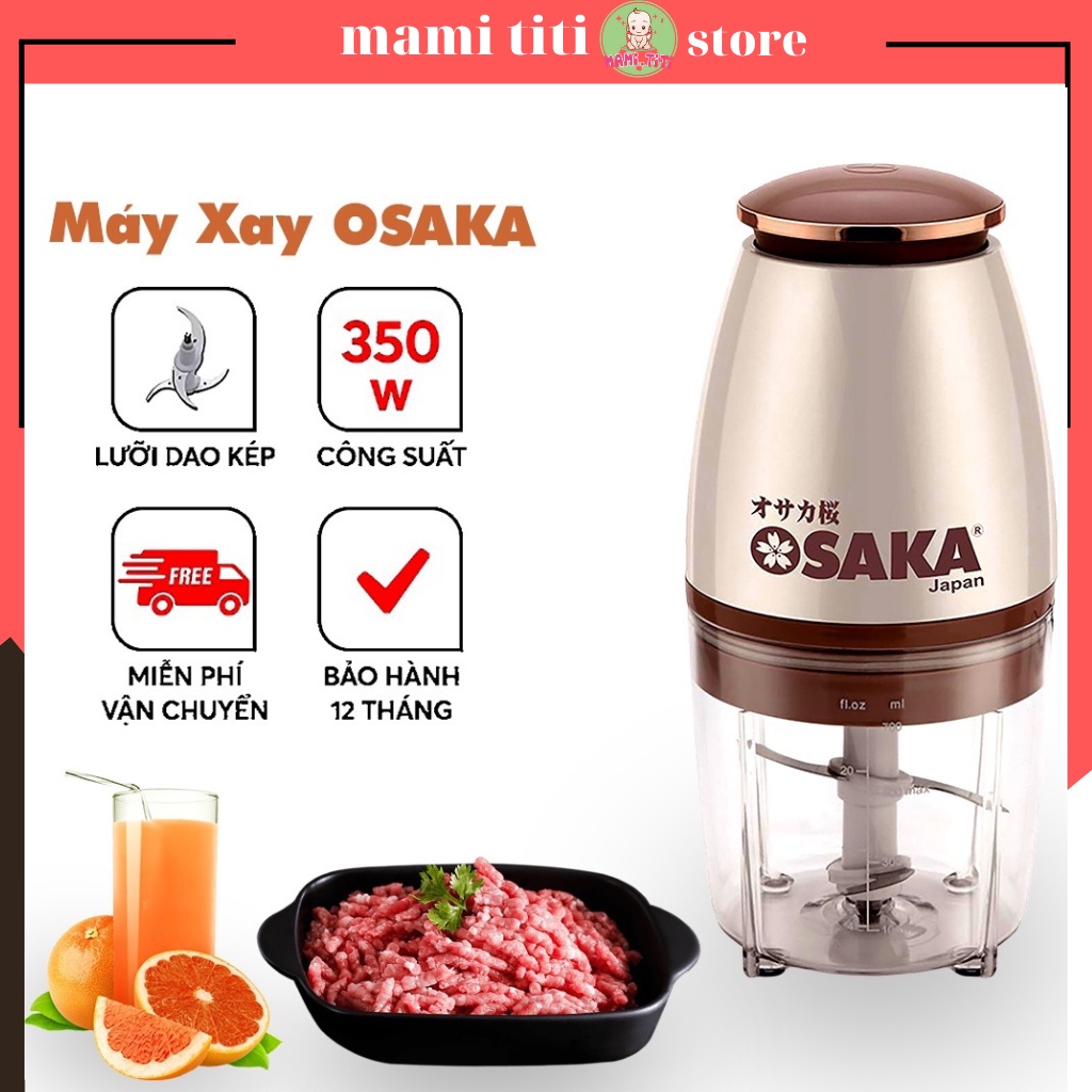 Máy xay osaka FP126-P made in Japan AC220, 60HZ, 350W Dung Tích 70ml
