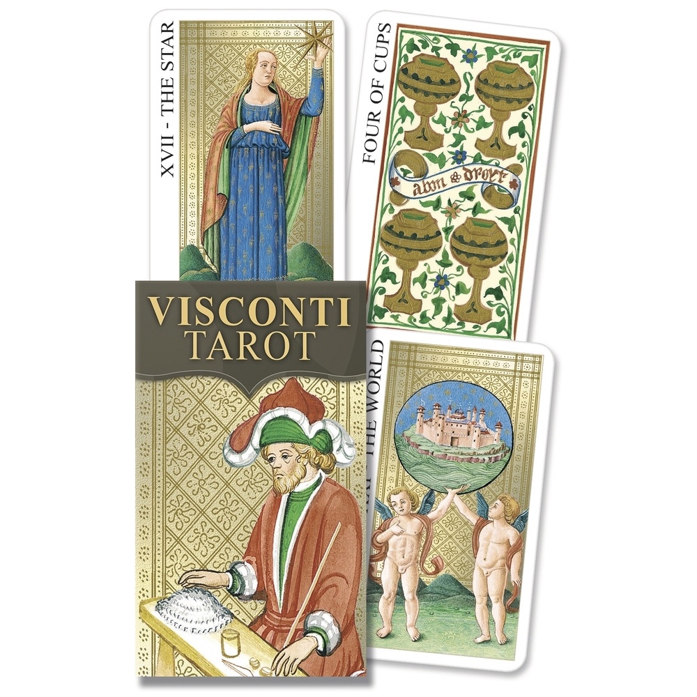 Bộ Bài Visconti Tarot - Mini Edition (Mystic House Tarot Shop) - Bài Gốc Authentic Chính Hãng 100%