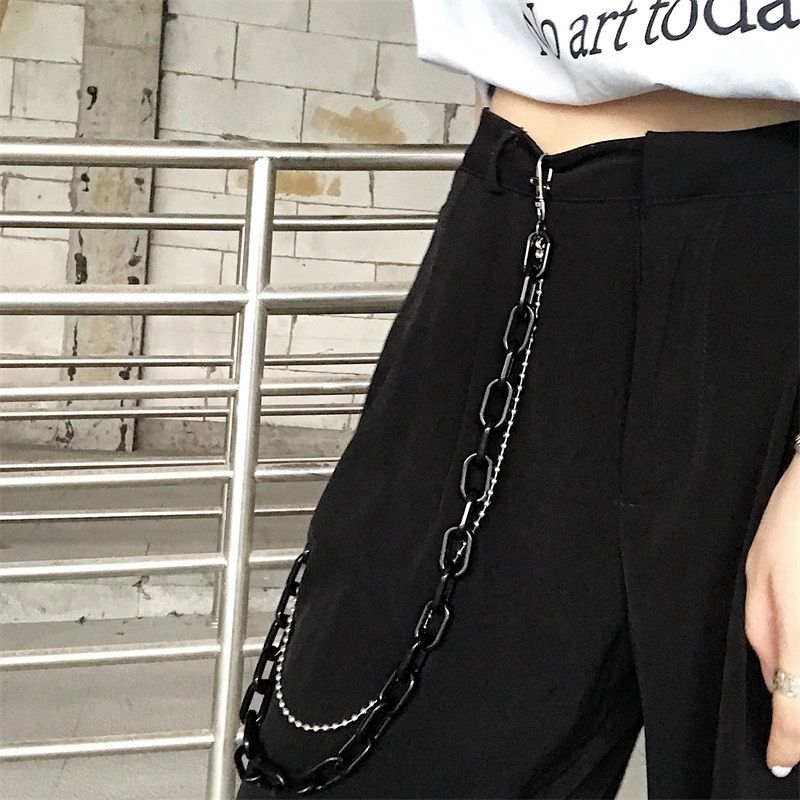 Chuỗi Quần 225030 Dây Xích Đeo Thắt Lưng Phong Cách Đường Phố Hàn Quốc Cá Tính