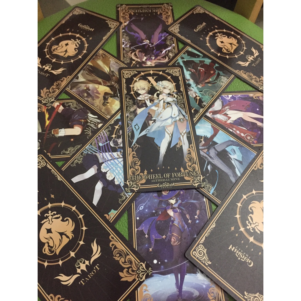 22 lá tarot ẩn chính genshin impact