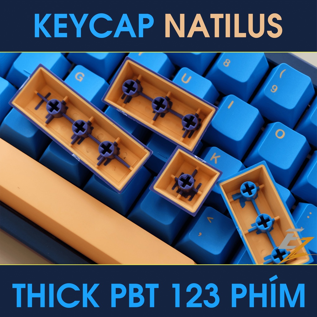 Keycap Cho Bàn Phím Cơ Nautilus OEM Profile 123 Phím | Ezpc