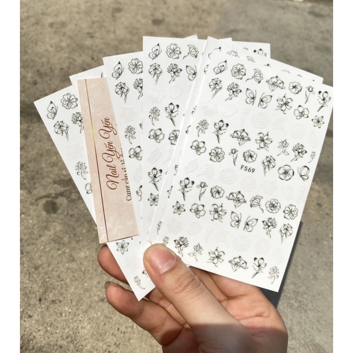 Sticker hình dán móng