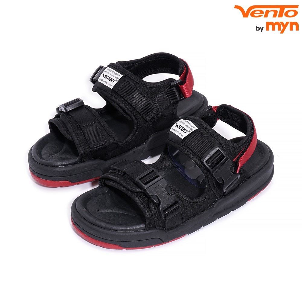 [Mã hoàn xu 15% tối đa 30k] Sandals Nam Nữ ⭐FREESHIP⭐Streetstyle⭐Sandal Vento 1002 Black White