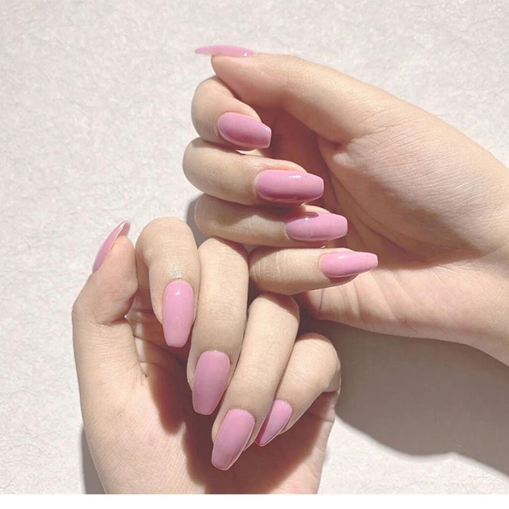 Hộp 1 24 Móng Tay Giả Thời Trang Cho Nữ