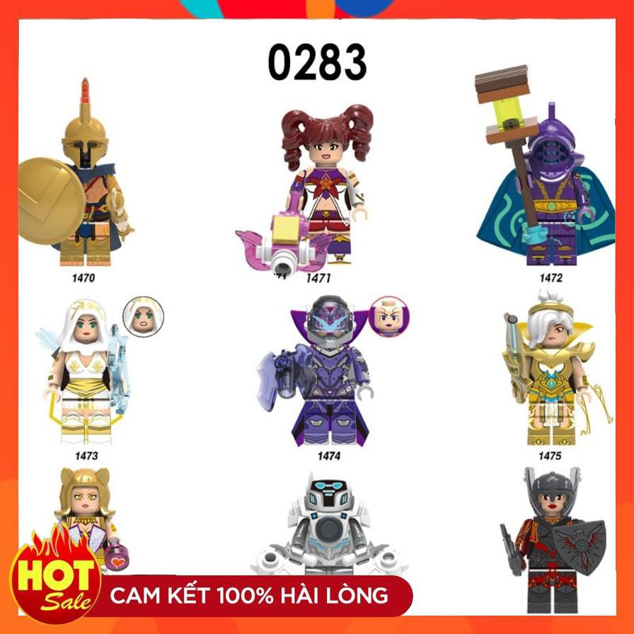 Đồ Chơi Minifigures Các Mẫu Tướng Trong Liên Minh Huyền Thoại X0283 Pantheon Riven Leona Ashe