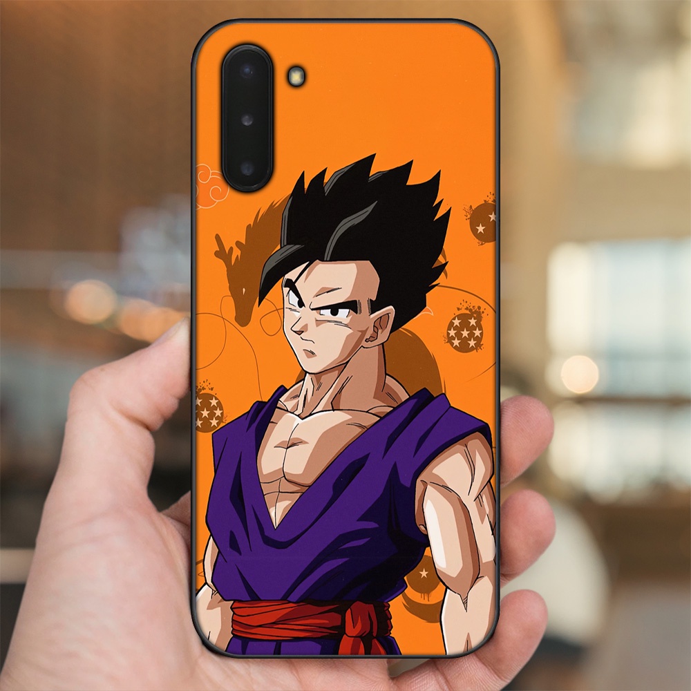 Ốp lưng Samsung Note 10 viền đen in hình Gohan Dragon Ball