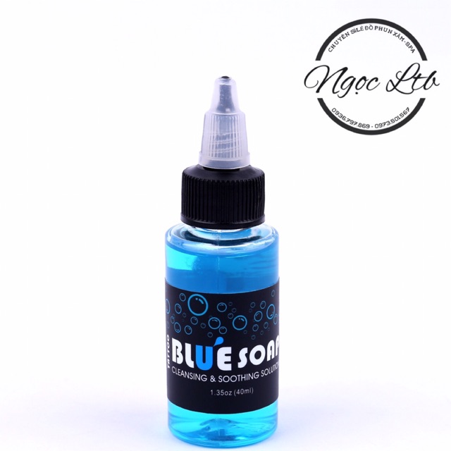 Dung dịch vệ sinh hình xăm Blue Soap mini (Loại đậm đặc)