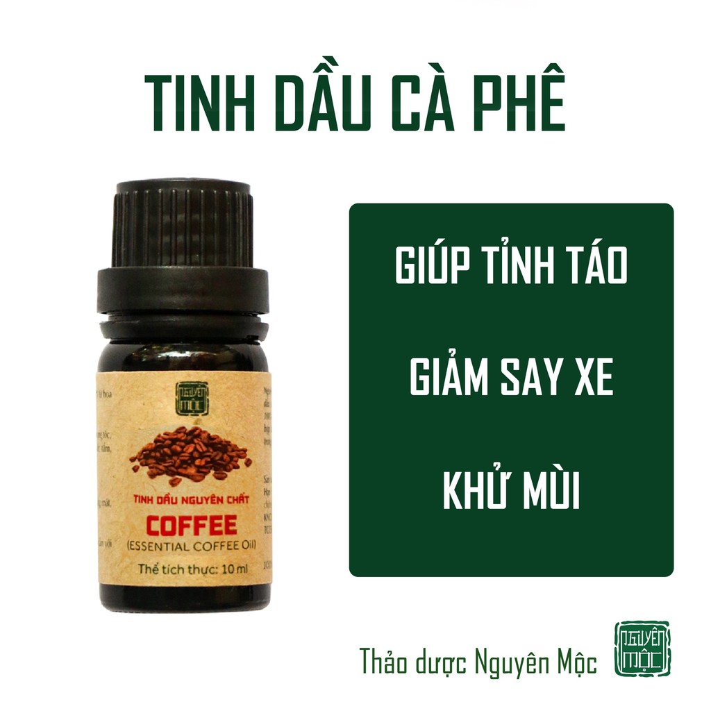 Tinh Dầu Nguyên Chất Coffee Thảo Dược Nguyên Mộc. Hỗ trợ thư giãn, giảm stress, khử mùi không khí