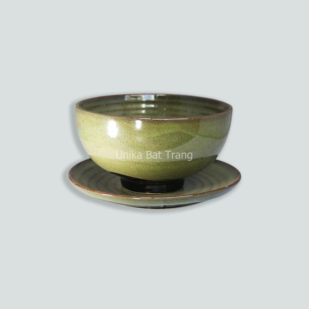 Bát Cơm D11 Men Rêu Hoả Biến - Chén Cơm Men Rêu Hoả Biến - Bát Ăn Cơm - Gốm Sứ Cao Cấp Bát Tràng