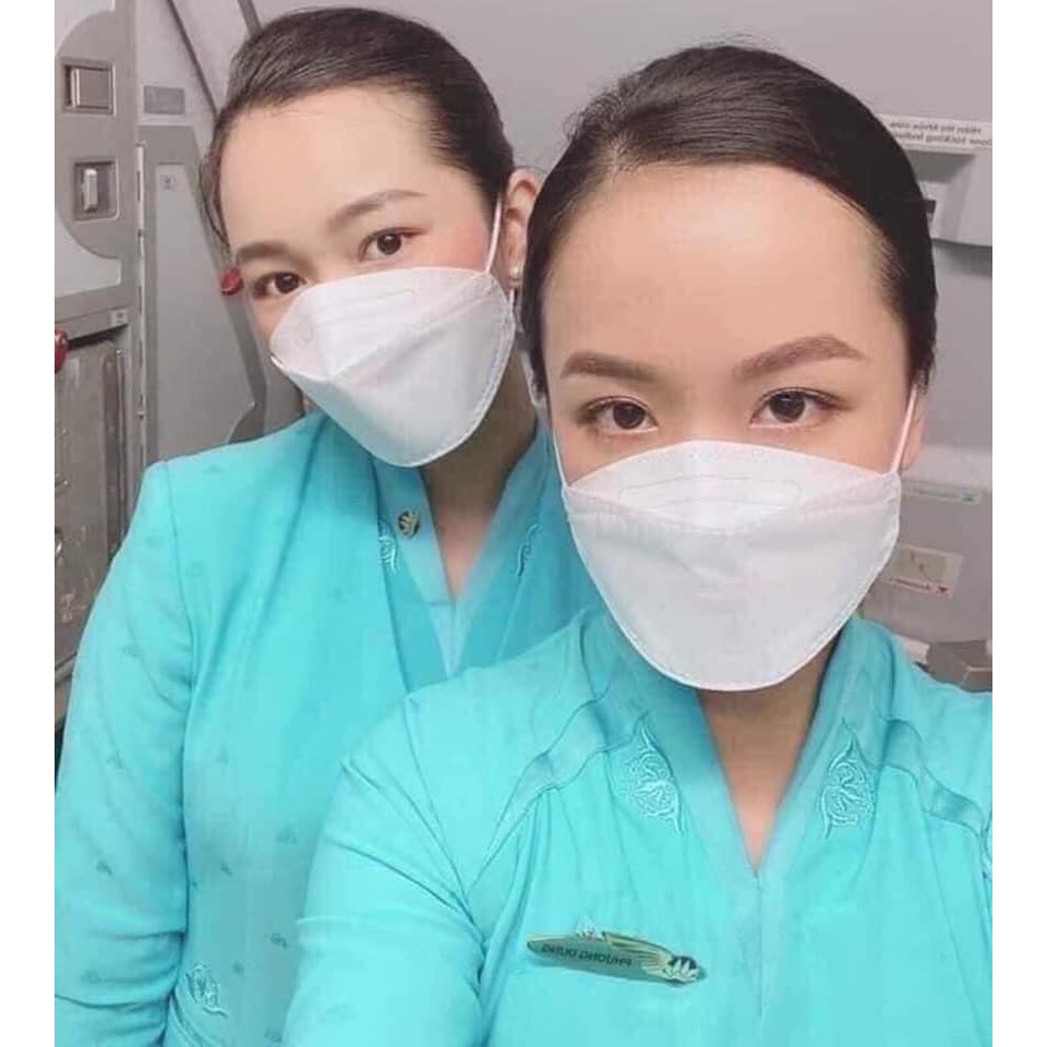 Combo 50 Khẩu trang 4D KF94 4 lớp kháng khuẩn