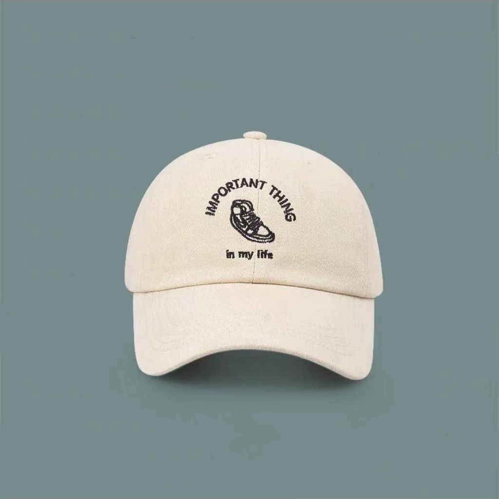 Mũ lưỡi trai LINJW vải cotton mềm mại phong cách Hàn Quốc thời trang cho cặp đôi