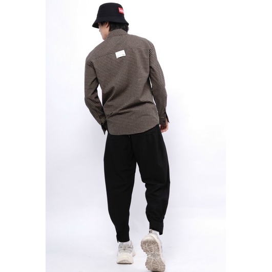Áo sơ mi caro nam thời trang form suông rộng Nô Store