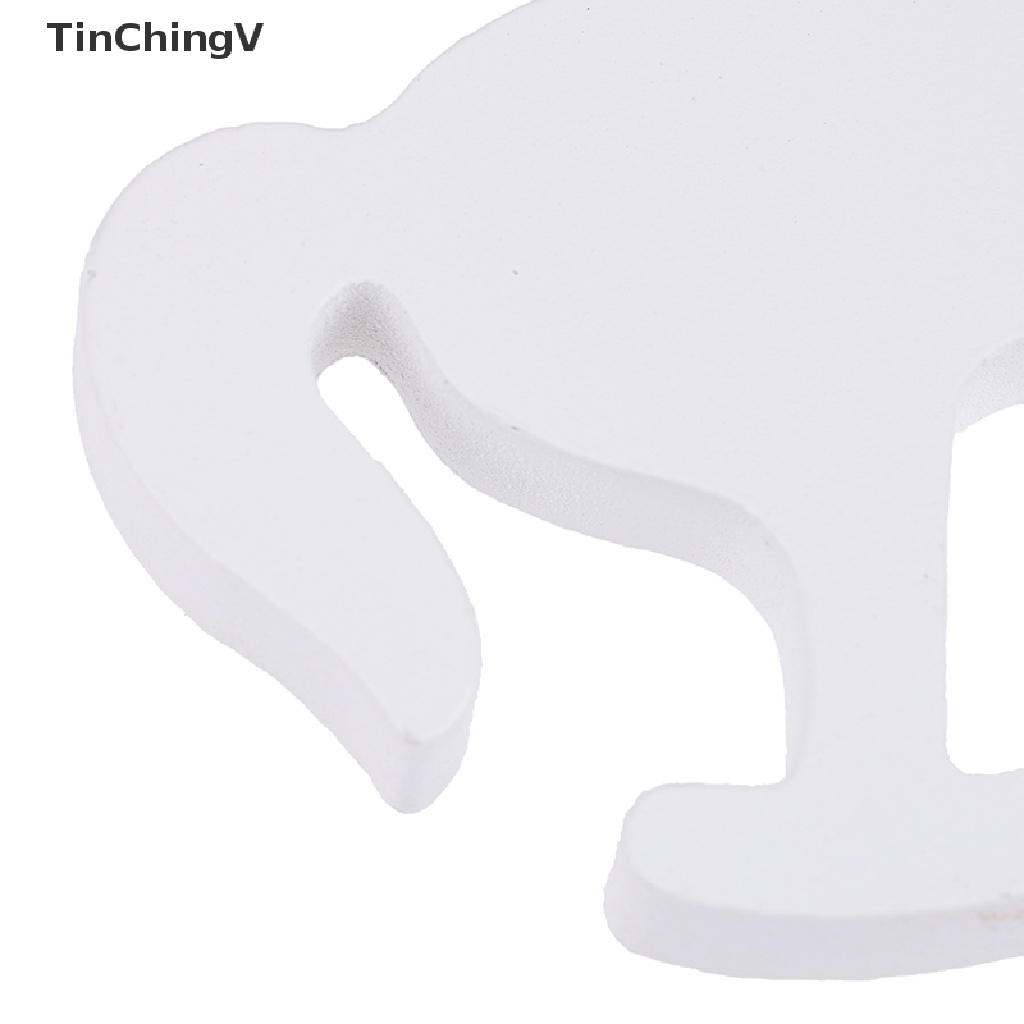 [TinChingV] Mô Hình Ngựa Bập Bênh Bằng Gỗ Màu Trắng Trang Trí Nhà Búp Bê Mới