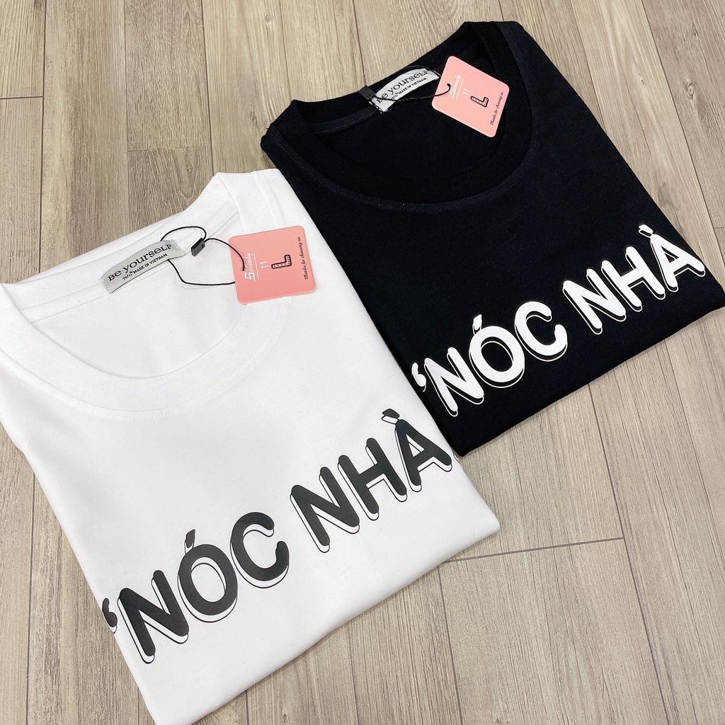 Áo thun tay ngắn Be Yourself unisex size M L XL áo cặp nam nữ - NÓC NHÀ TRỤ CỘT