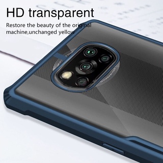 Casing Redmi Note 12  Redmi Note 11 Note 10 10Pro 10S Xiaomi POCO X3 GT 9T 9A 9C 9S 9Pro Note8 Note7 POCO M3 X3 NFC X3Pro Acrylic Transparent Anti-Fall Gear Bumper Phone Case