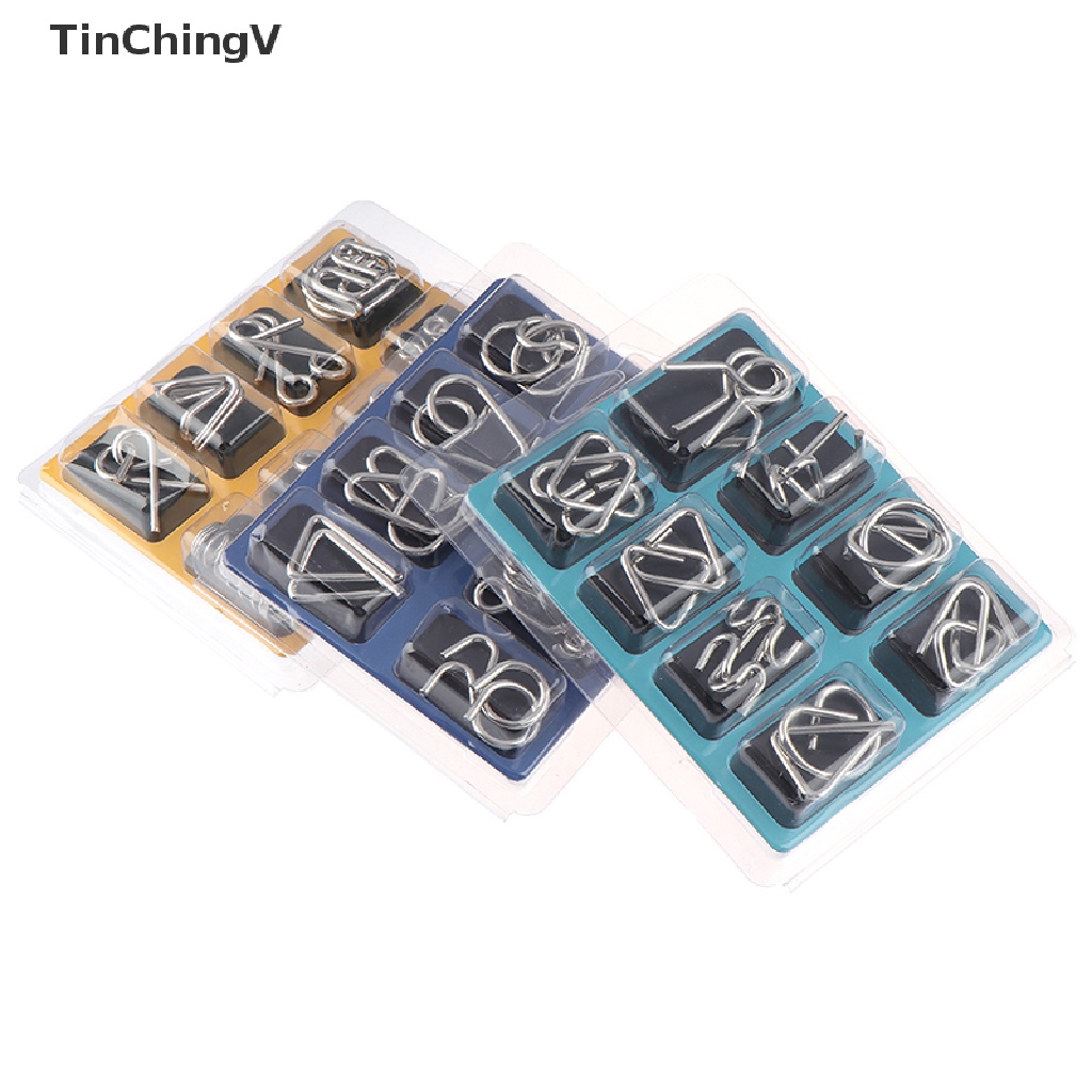 Set 8 Dây Kim Loại Đồ Chơi IQ Giúp Giảm Căng Thẳng