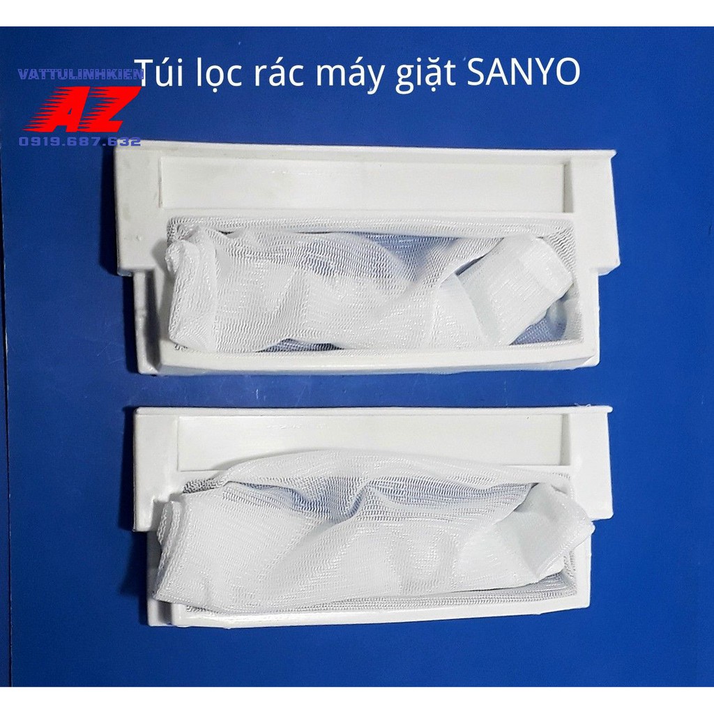 SET 02 túi lưói lọc KT 13.5cm x 6 cm cho máy giặt SANYO