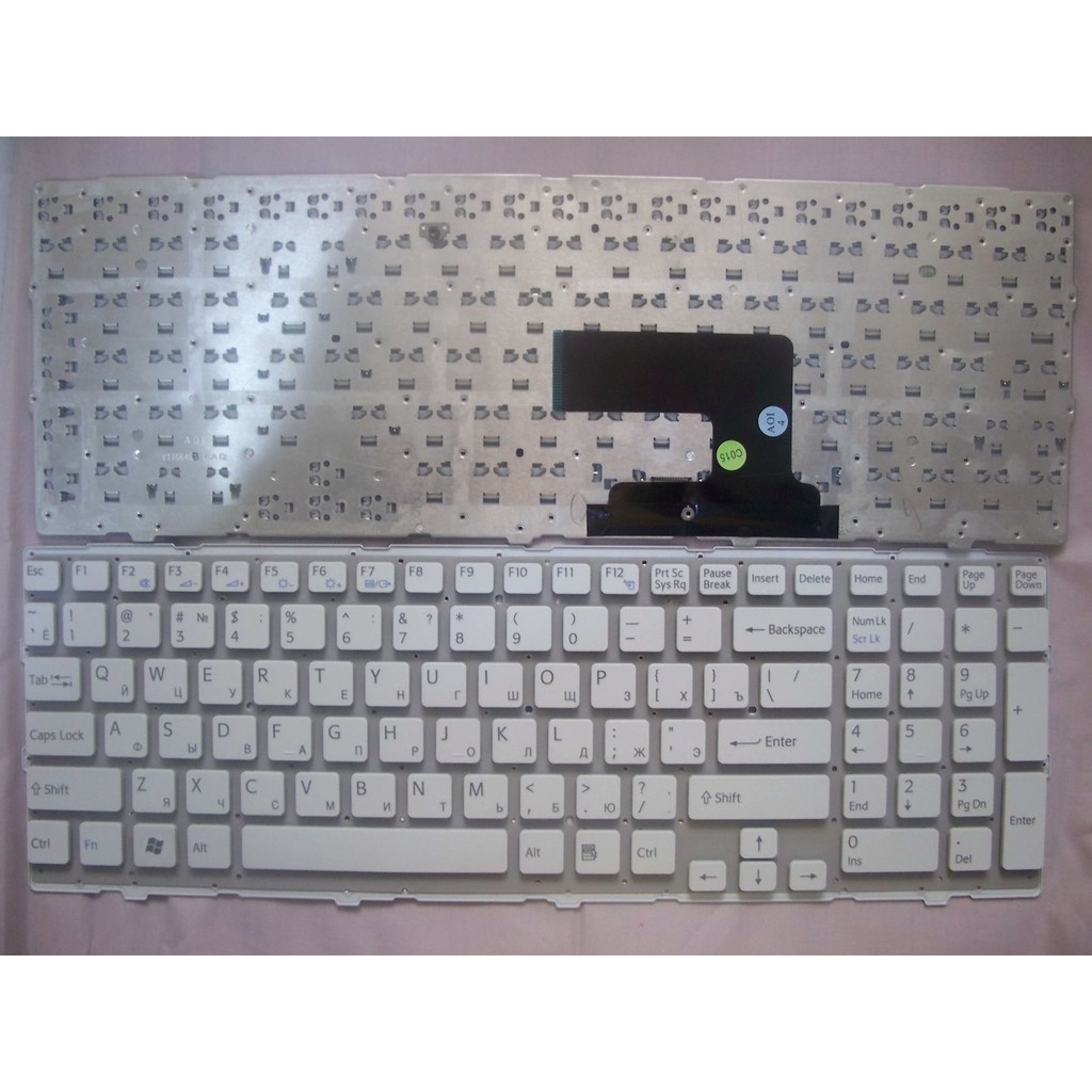 BÀN PHÍM LAPTOP SONY VAIO VPC-EE VPCEE21FX VPCEE22FX VPCEE23FD VPCEE23FX màu đen -trắng