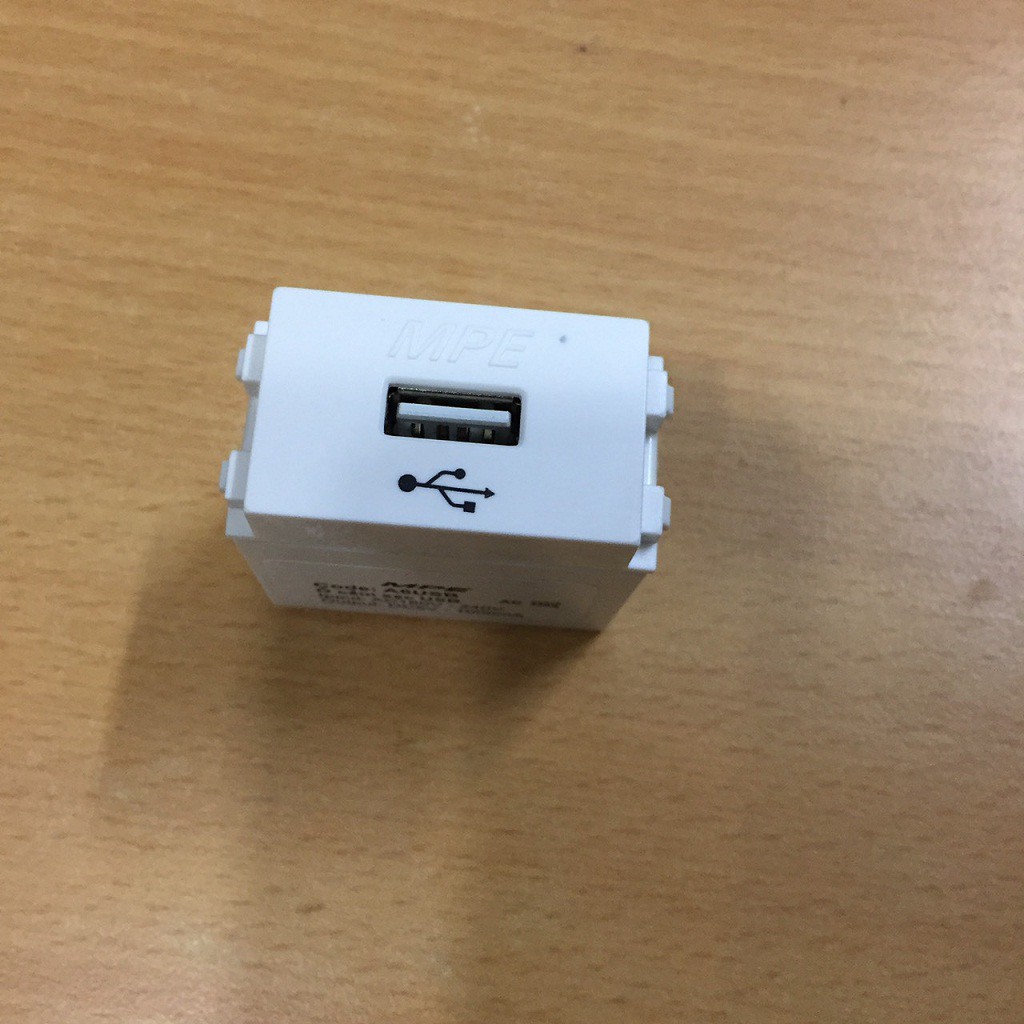 Ổ CẮM USB GẮN ÂM TƯỜNG MPE DC5V-1000mA SERI A60