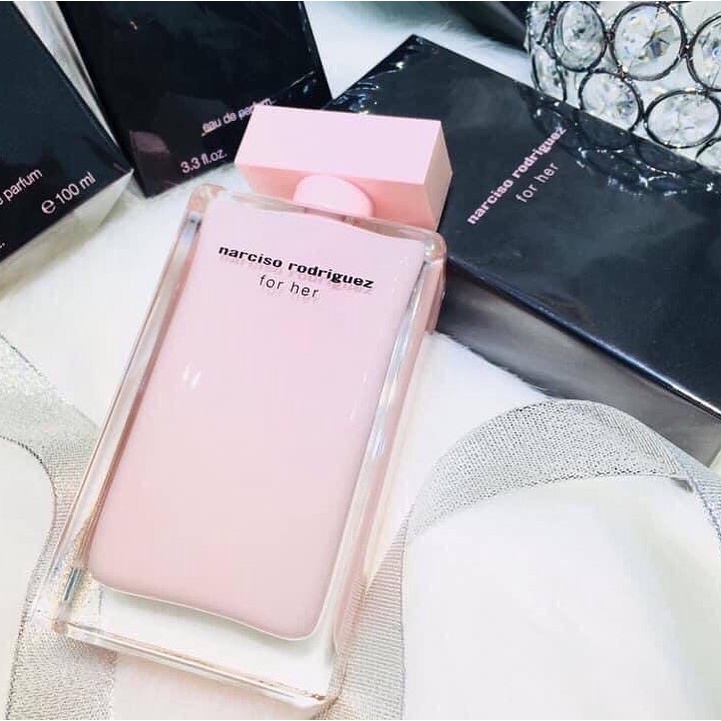 Nước hoa nữ Narciso Rodriguez For Her EDP Narciso hồng gợi cảm nữ tính thơm lâu 5ml/10ml/20ml HD Perfume
