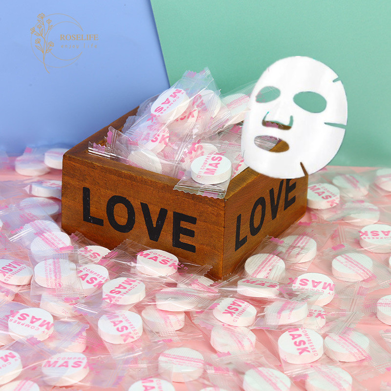 Mặt nạ dạng nén bằng vải không dệt siêu mỏng dùng 1 lần DIY | BigBuy360 - bigbuy360.vn