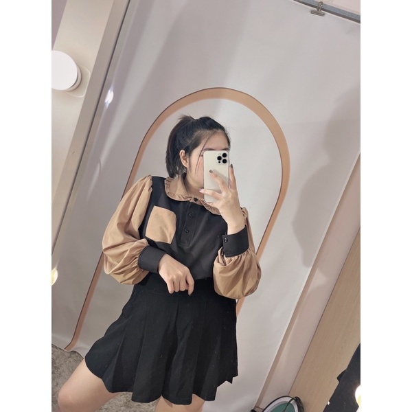 Áo cổ bèo bigsize