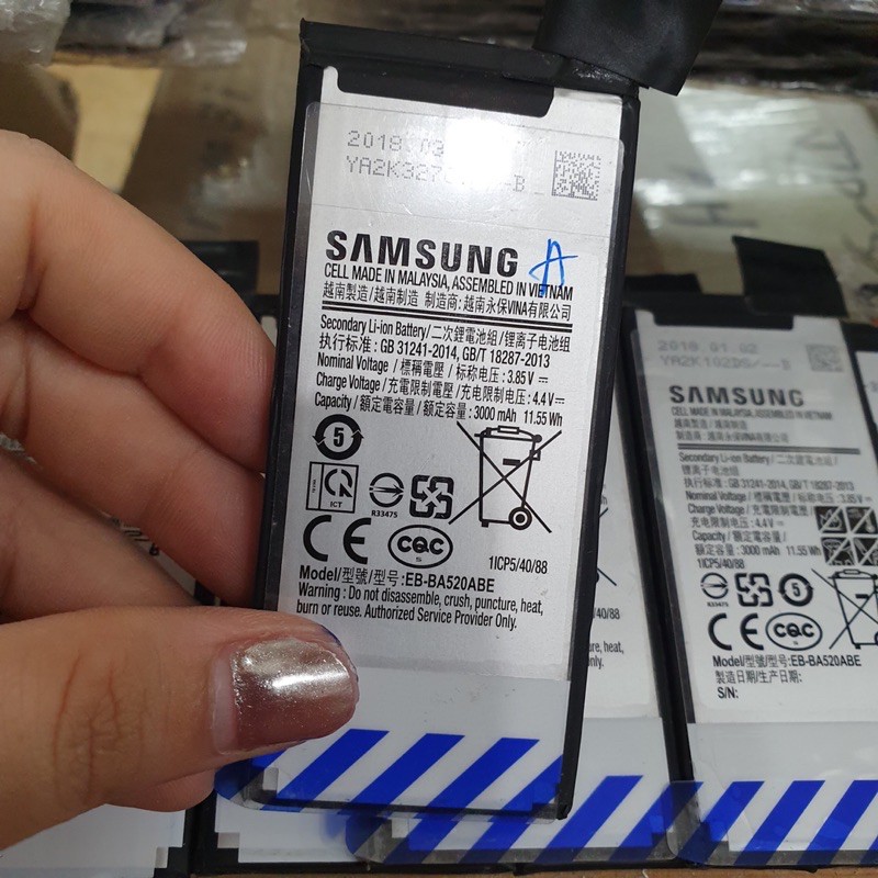 Pin đt Samsung A520 xịn hãng